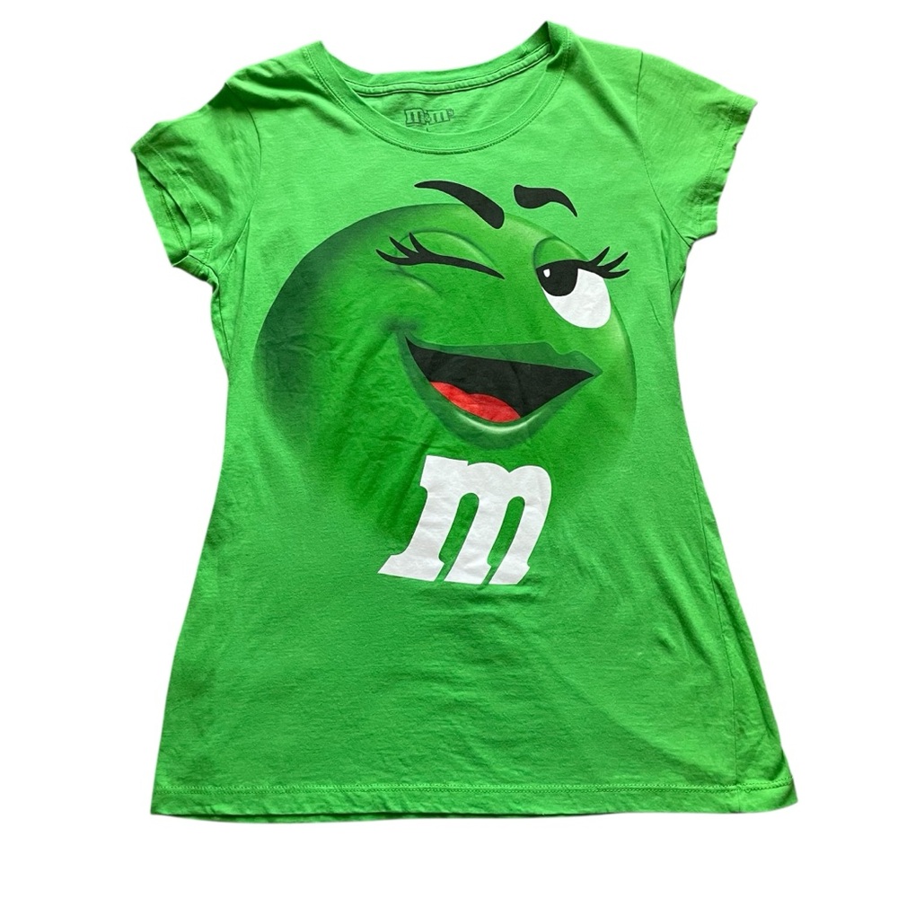 Green M&M Wink T-Shirt, L